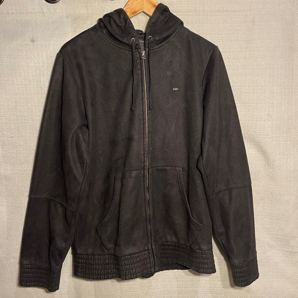 Obey Black Zip Up Sweater